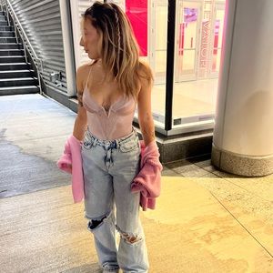 GARAGE light pink bodysuit